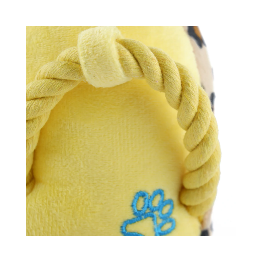 Pet Vogue Sandal Shaped Rope Toy for Dogs (Yellow) - Image 4