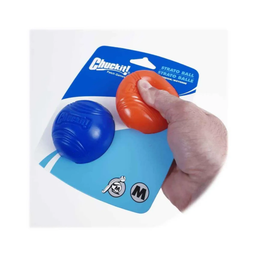 Petmate Chuckit Strato Medium Ball (2 Pack) For Dogs - Image 4