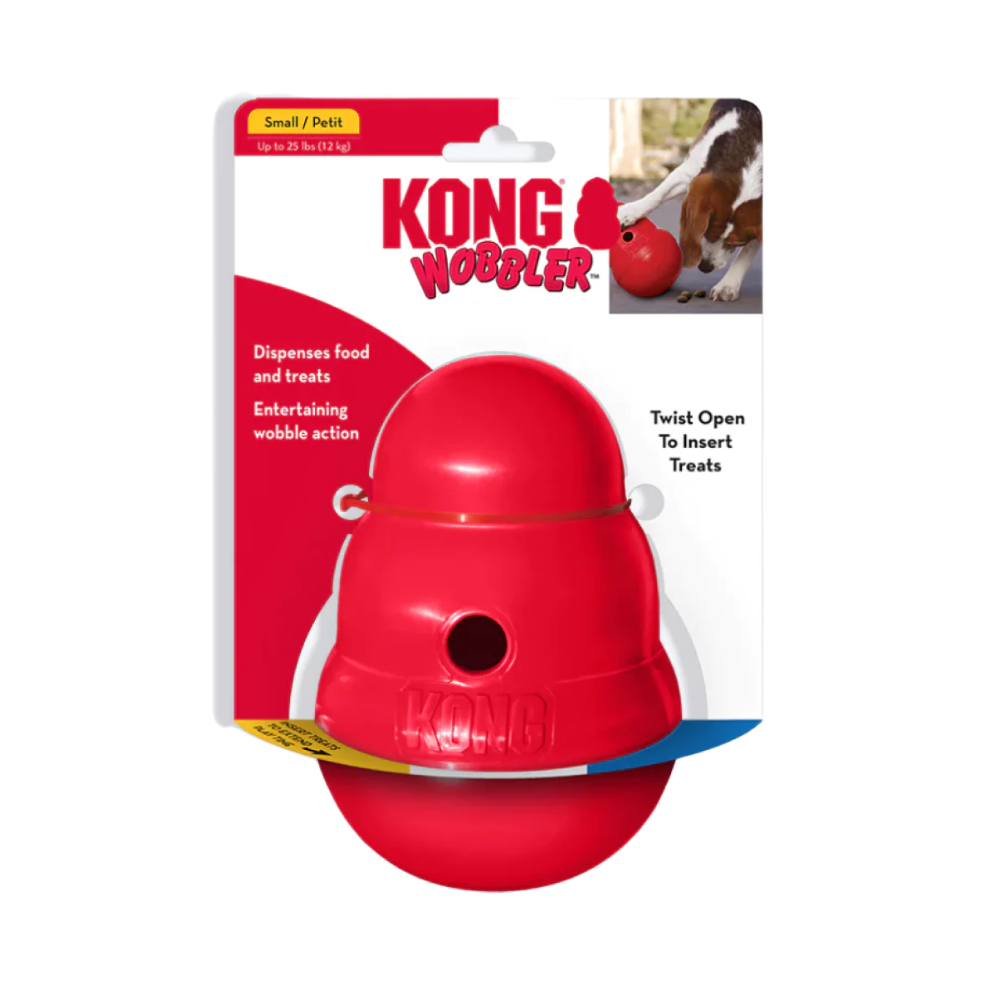 Kong Wobbler Toy for Dogs (Red) - Image 5