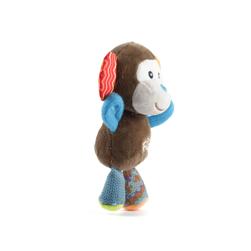 GiGwi Plush Friendz Monkey Squeaker Inside Plush Toy for Dogs - Image 3