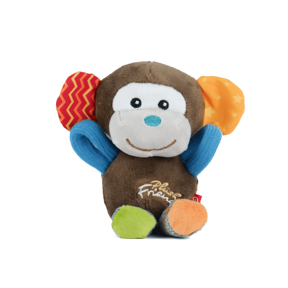 GiGwi Plush Friendz Monkey Squeaker Inside Plush Toy for Dogs - Image 2