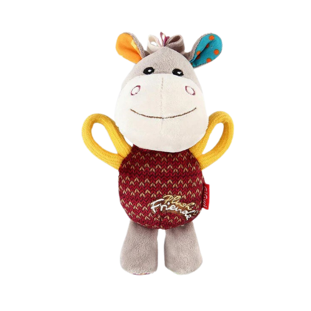 GiGwi Friendz Dog Plush Toy- Donkey with Squeaker