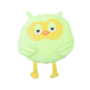 Pet And Parents Owl Cushion Toy for Dogs (Green)