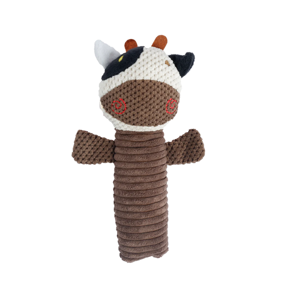 Pet Vogue Shaped Plush Toy for Dogs (Cow)