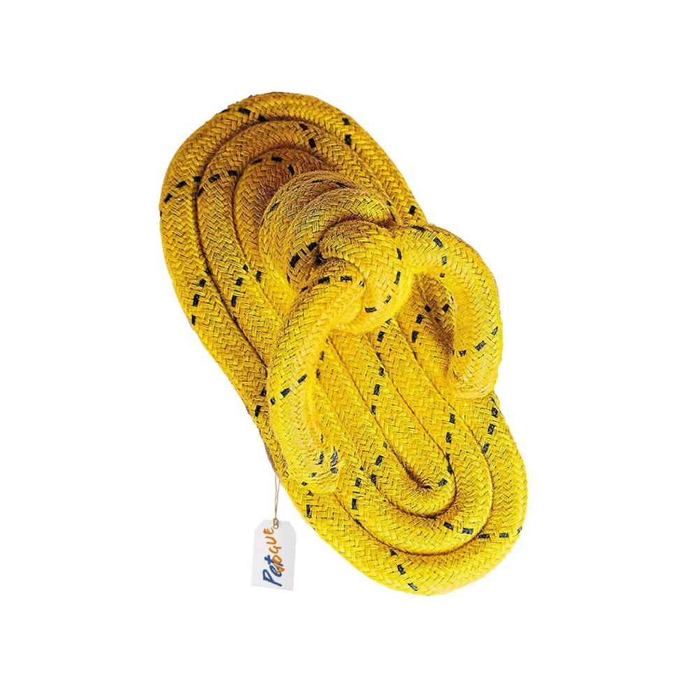 Pet Vogue Sandal Shaped Rope Toy for Dogs (Yellow)