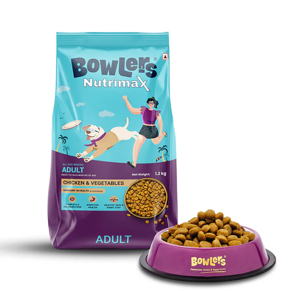 Bowlers Nutrimax Chicken and Vegetables Adult Dog Dry Food