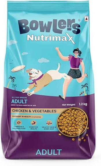 Bowlers Nutrimax Chicken and Vegetables Adult Dog Dry Food