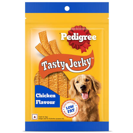 Pedigree Chicken & Liver Flavour Tasty Jerky Dog Treat